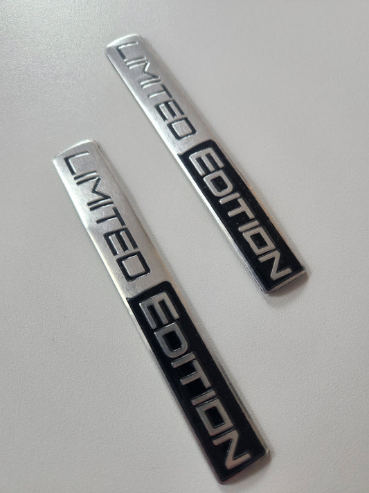 Design Aufkleber Limited Edition Aluminium