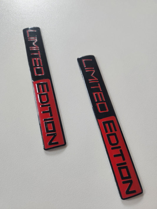 Design Aufkleber Limited Edition Aluminium